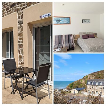 Appart' Avec Grande Terrasse Vue Mer -50M Plage Et Du Sentier De Randonnee Planguenoual Exterior foto